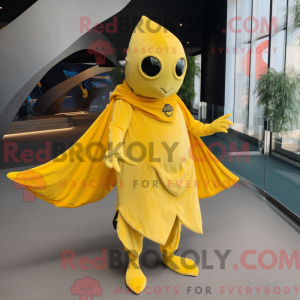 Costume de mascotte de raie...
