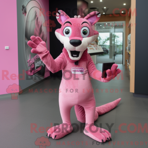 Pink Thylacosmilus maskot...