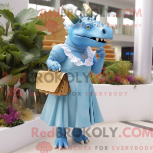 Sky Blue Triceratops...