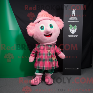 Maskottchenkostüm mit rosa...
