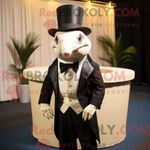 Creme Armadillo maskot...