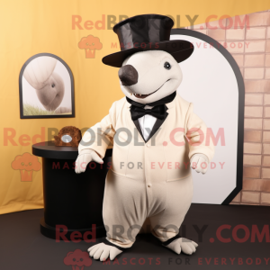 Creme Armadillo maskot...