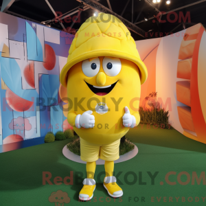 Citrongul Rugby Ball maskot...