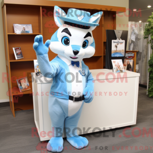 Postava maskota Sky Blue...