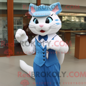Postava maskota Sky Blue...