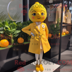 Citrongul mandarin maskot...
