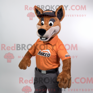 Rust Dingo-maskotdraktfigur...