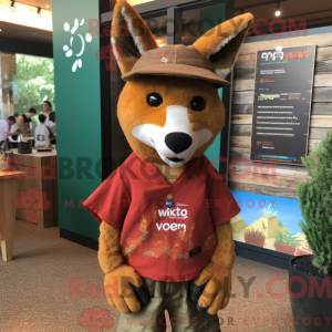 Rust Dingo-maskotdraktfigur...