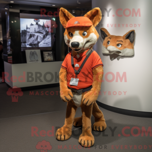 Rust Dingo-maskotdraktfigur...