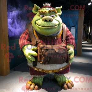 Oger-Maskottchen-Kostüm mit...