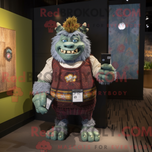 Oger-Maskottchen-Kostüm mit...