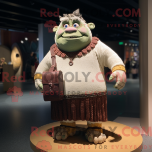 Oger-Maskottchen-Kostüm mit...