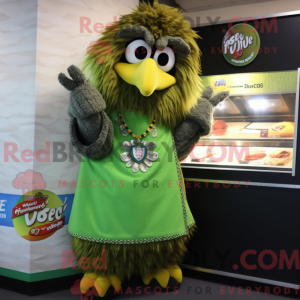 Olive Fried Chicken mascot...