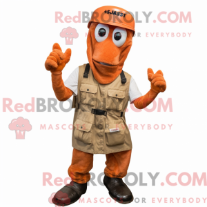 Kostým maskota Rust Shrimp...