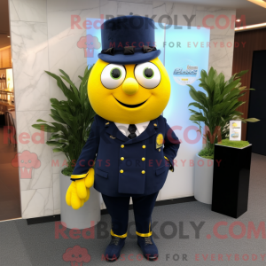 Postava maskota Navy Lemon...