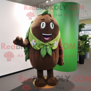 Disfraz de mascota de Brown...