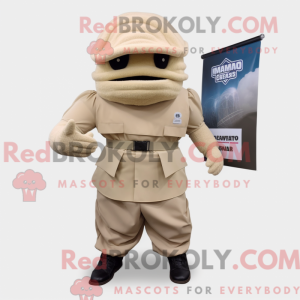 Figura de máscara Beige...