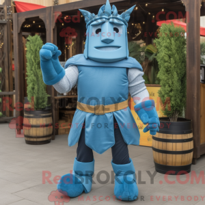 Cyan middelaldersk rider...