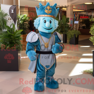 Cyan middelaldersk ridder...