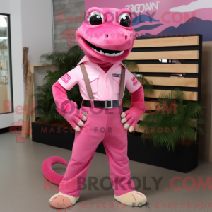 Costume mascotte de lézard...