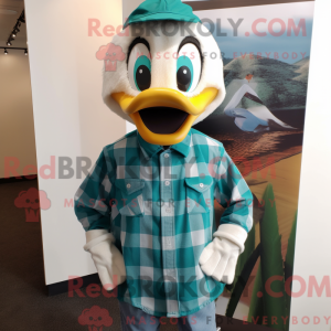 Teal Swans maskotdraktfigur...