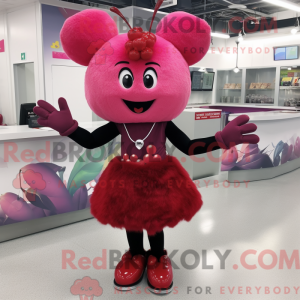 Disfraz de mascota Magenta...
