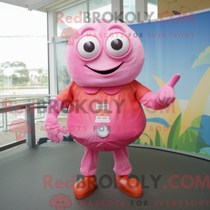 Pink Crab Cakes mascot...