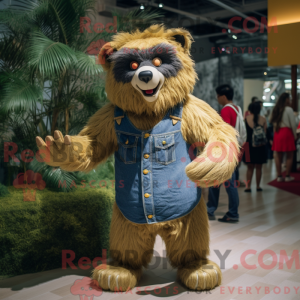 Disfraz de mascota del oso...