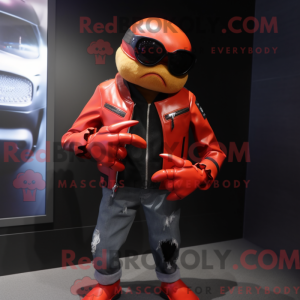 Crab mascot costume...