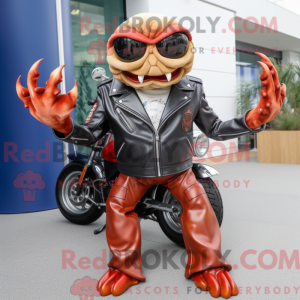 Krabbemaskotdraktfigur...