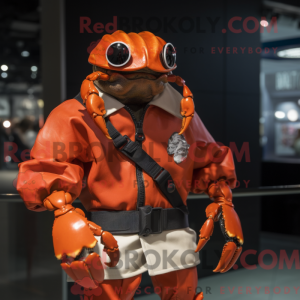 Crab mascot costume...