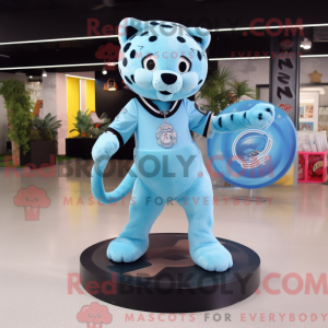 Postava maskota Sky Blue...