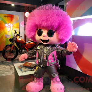 Pink Rainbow Maskottchen...
