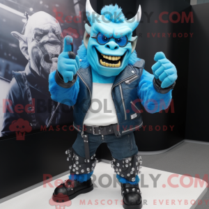 Sky Blue Ogre máscara de...