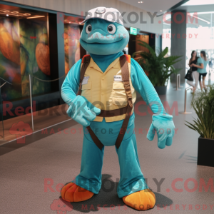 Disfraz de mascota Teal...