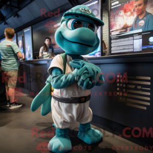 Disfraz de mascota Teal...