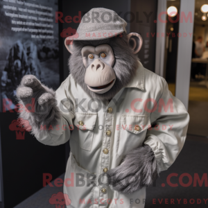 Silver Chimpanzee mascot...