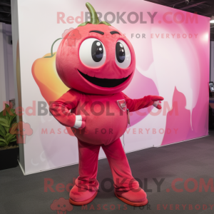 Pink Tomato mascottekostuum...
