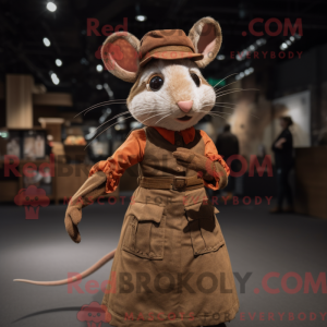 Rust Mouse mascottekostuum...