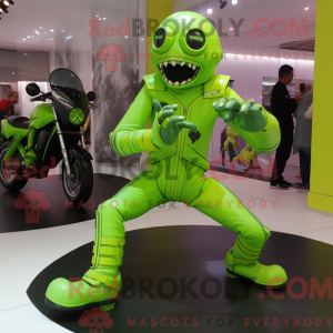 Limegrønn Contortionist...