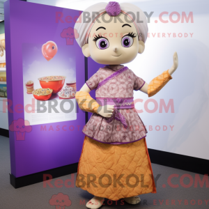Lavender Pad Thai mascot...