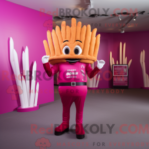 Costume mascotte de frites...