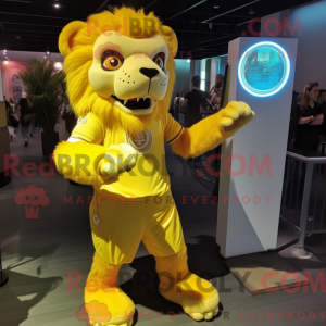Gul Tamer Lion maskot...