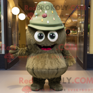 Olive Cupcake mascot...