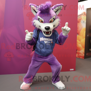 Maskotkostymekarkter Purple...