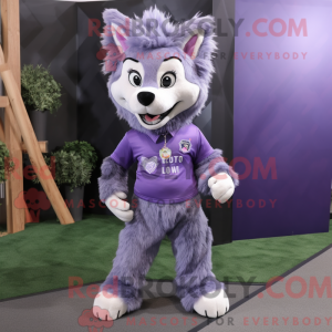 Disfraz de mascota de Lobo...