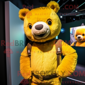Disfraz de mascota del oso...
