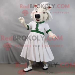 White Wild Boar mascot...