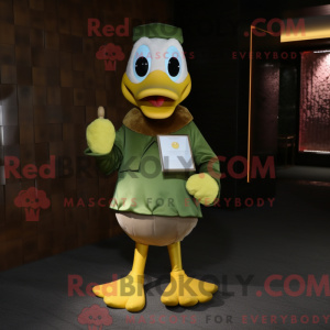 Maskottchenkostüm Olive...