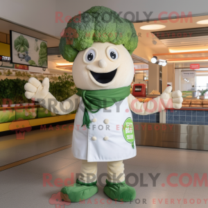 Cream Broccoli mascot...